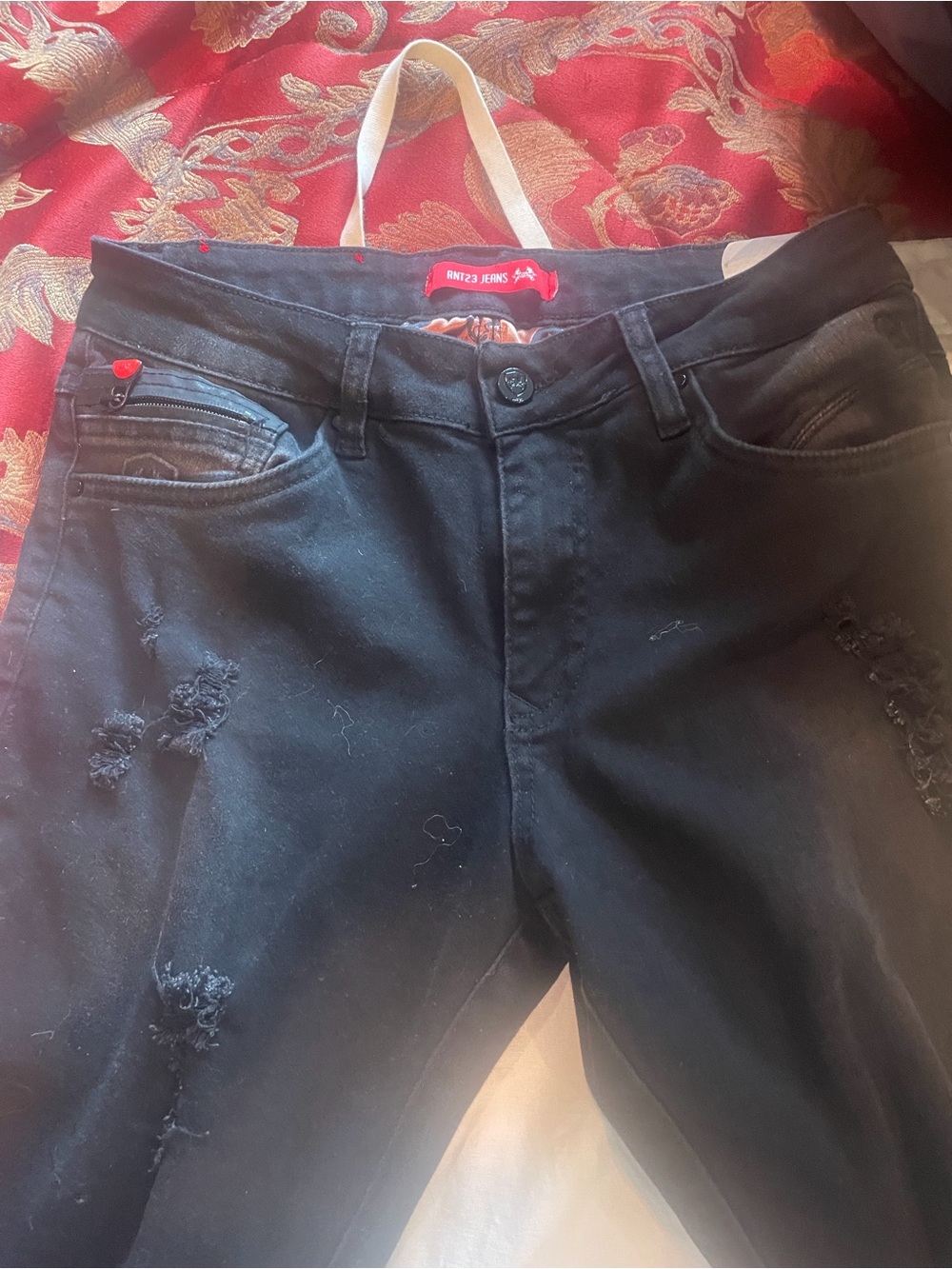 No Boundaries Black Distressed Skinny Jeans